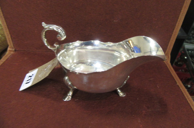 SILVER SAUCE BOAT Image