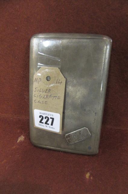 SILVER CIGARETTE CASE Image
