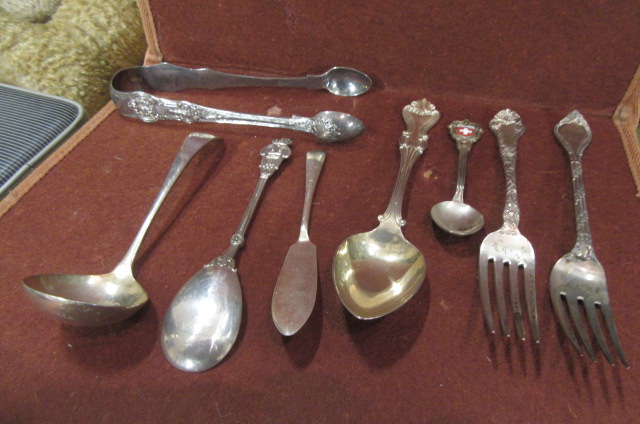 SILVER AND OTHER FLAT WARE Image