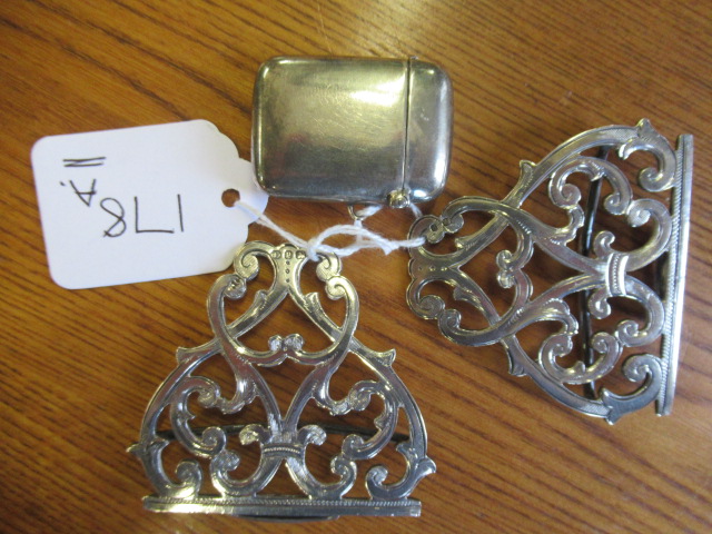 SILVER VESTA CASE AND EPNS BUCKLE Image