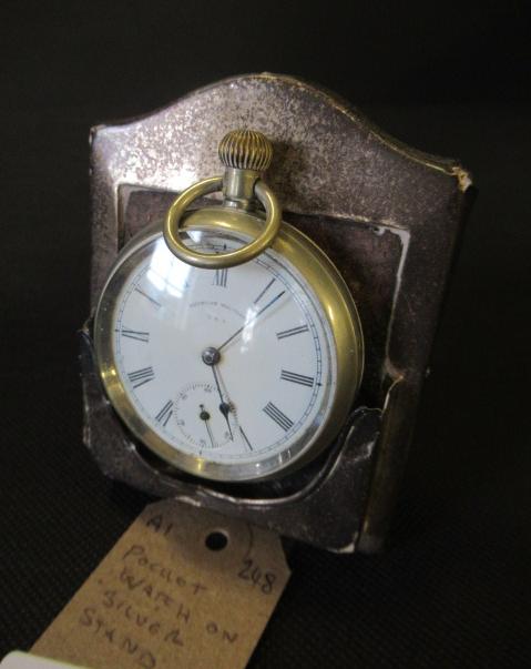 POCKET WATCH AND SILVER STAND Image