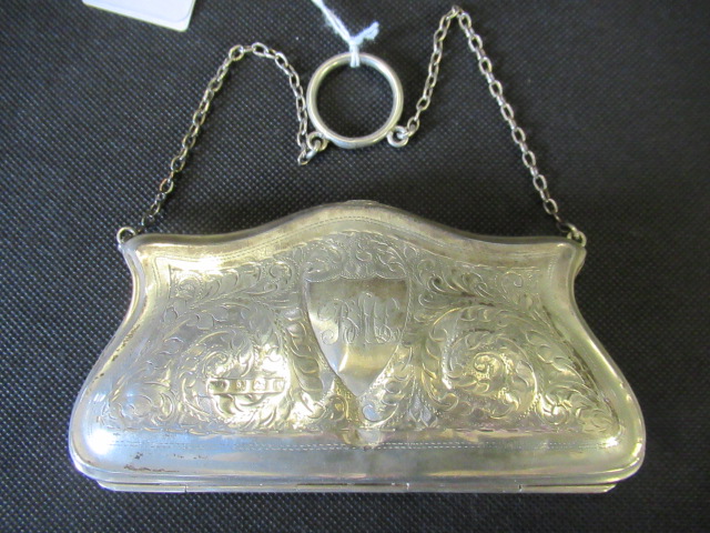 SILVER EVENING BAG Image