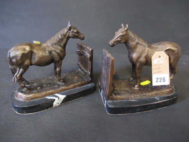 PAIR OF HORSE BOOKENDS Image
