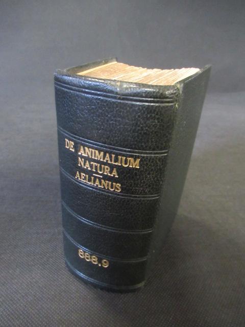 DE ANIMALIUM NATURA BY AELIANUS - GREEK AND LATIN TEXT Image
