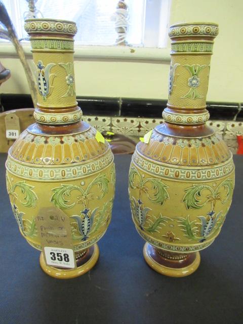 PAIR OF METTLACH VASES Image