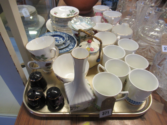 TRAY OF AYNSLEY AND OTHER CERAMICS Image