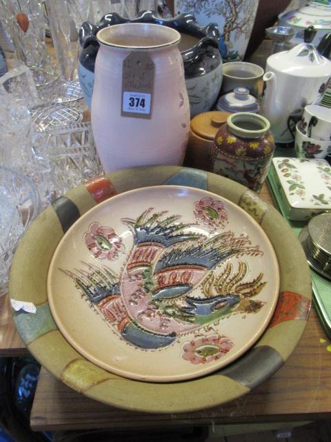 QUANTITY OF VASES AND BOWLS ETC Image