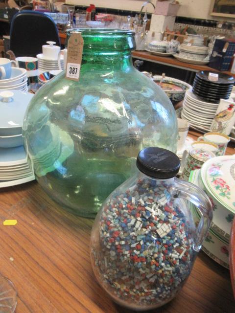 CARBOY AND ANOTHER GLASS JAR Image