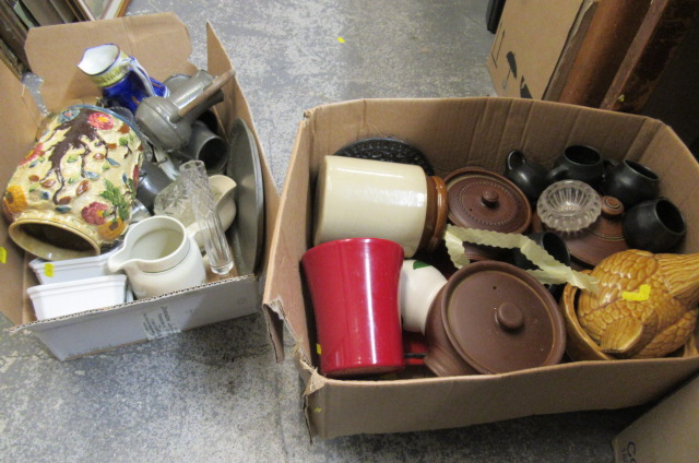 TWO BOXES OF CROCKERY ETC Image