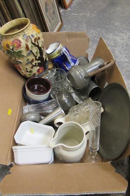 TWO BOXES OF CROCKERY ETC Image