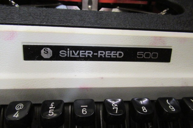 SILVER REED 500 MANUAL TYPEWRITER AND AN ADLER TIPPA MANUAL TYPEWRITER Image