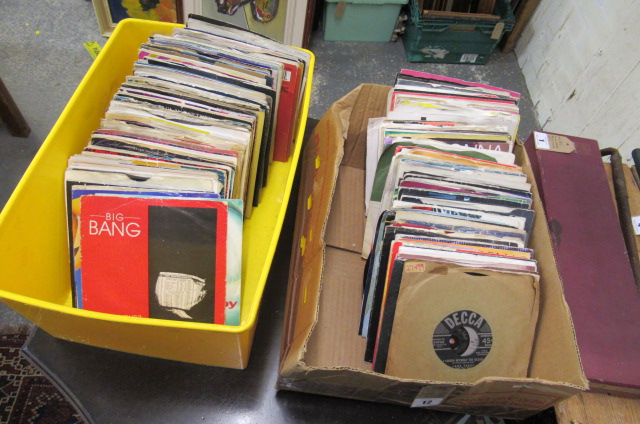 TWO BOXES OF 7" POP SINGLES  Image