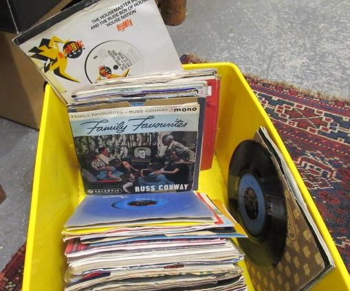 TWO BOXES OF 7" POP SINGLES  Image