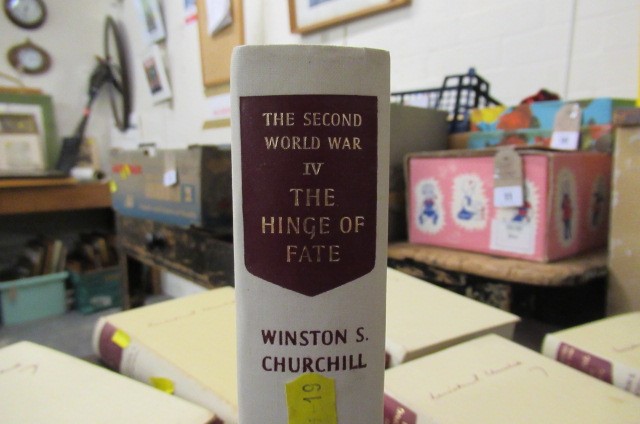SEVEN WINSTON CHURCHILL BOOKS Image