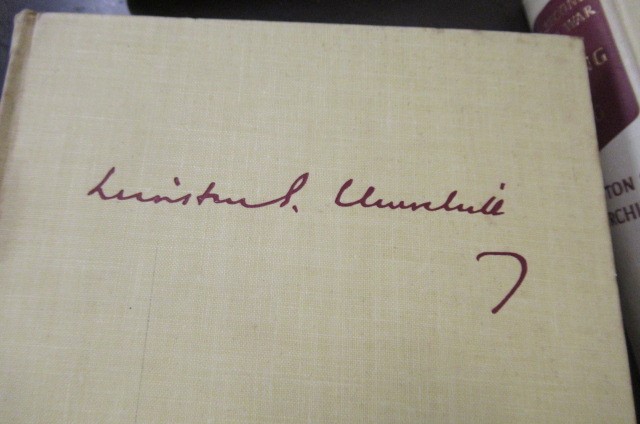 SEVEN WINSTON CHURCHILL BOOKS Image