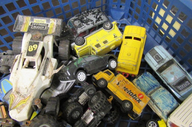 BOX OF PLAYWORN DIECAST ETC Image