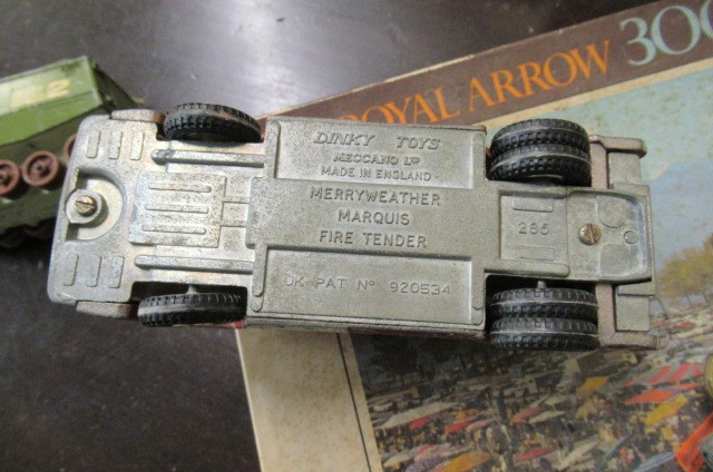 TONKA TRENCHER  THREE DINKY TOYS AND A JIGSAW Image