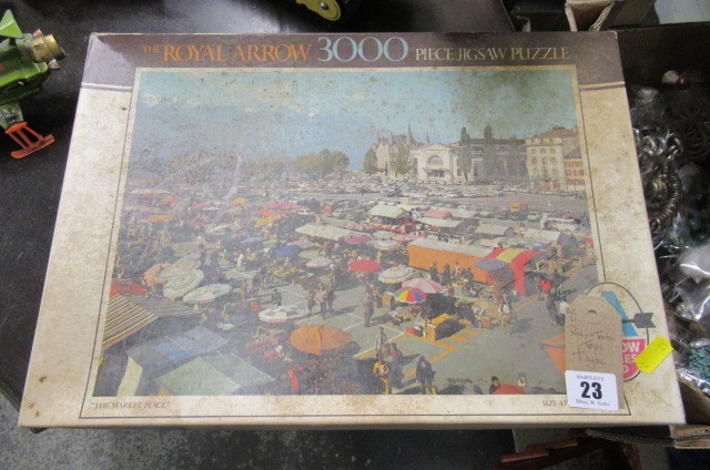 TONKA TRENCHER  THREE DINKY TOYS AND A JIGSAW Image