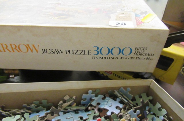 TONKA TRENCHER  THREE DINKY TOYS AND A JIGSAW Image