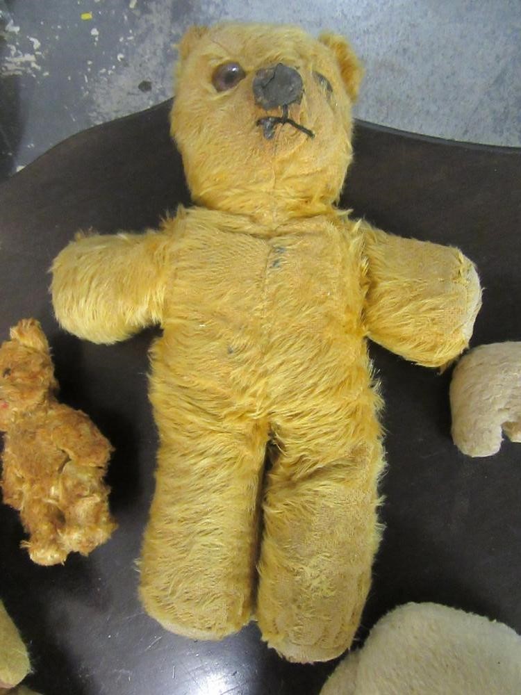 BOX OF VINTAGE BEARS  Image