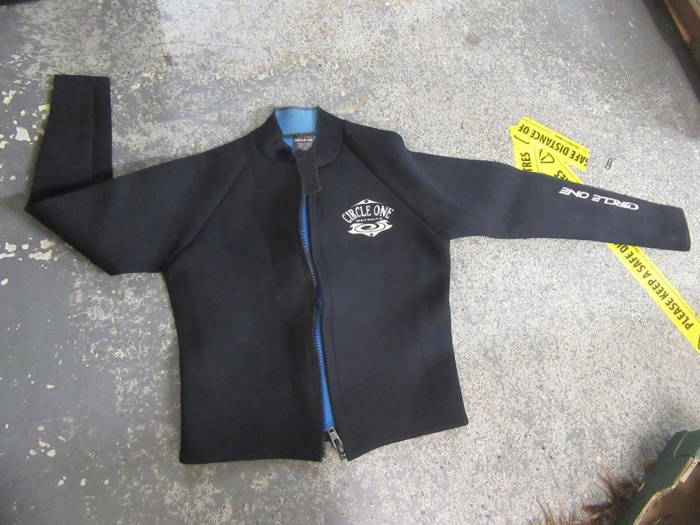 ONE ADULT AND TWO CHILDREN'S WET SUITS Image