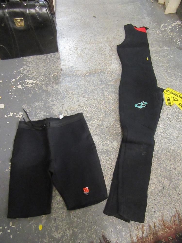 ONE ADULT AND TWO CHILDREN'S WET SUITS Image