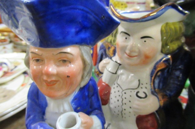 TRAY OF TOBY JUGS Image