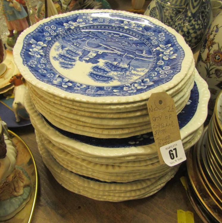 QUANTITY OF COPELAND SPODE TOWER PLATES Image