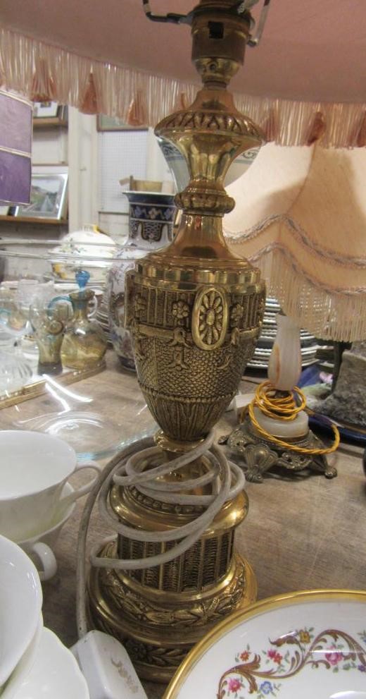 TWO TABLE LAMPS AND SHADES Image