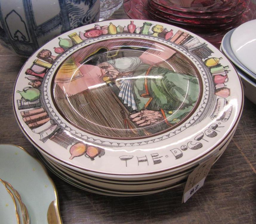 TEN ROYAL DOULTON PLATES Image