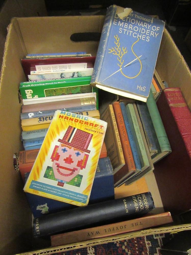 TWO BOXES OF BOOKS INCLUDING GERMAN BOOKS Image