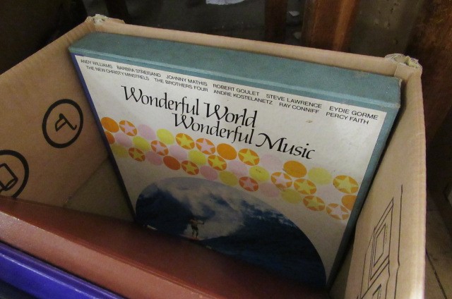 BOX OF LP'S AND 78'S COMPRISING CLASSICAL AND BRASS BANDS Image