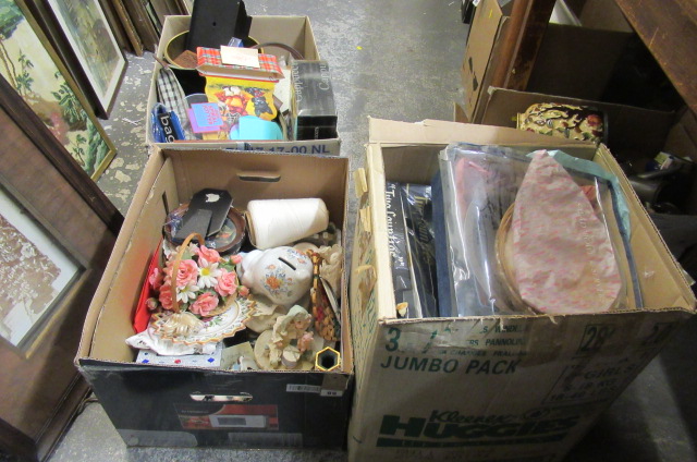 THREE BOXES OF MISCELLANEOUS ITEMS Image