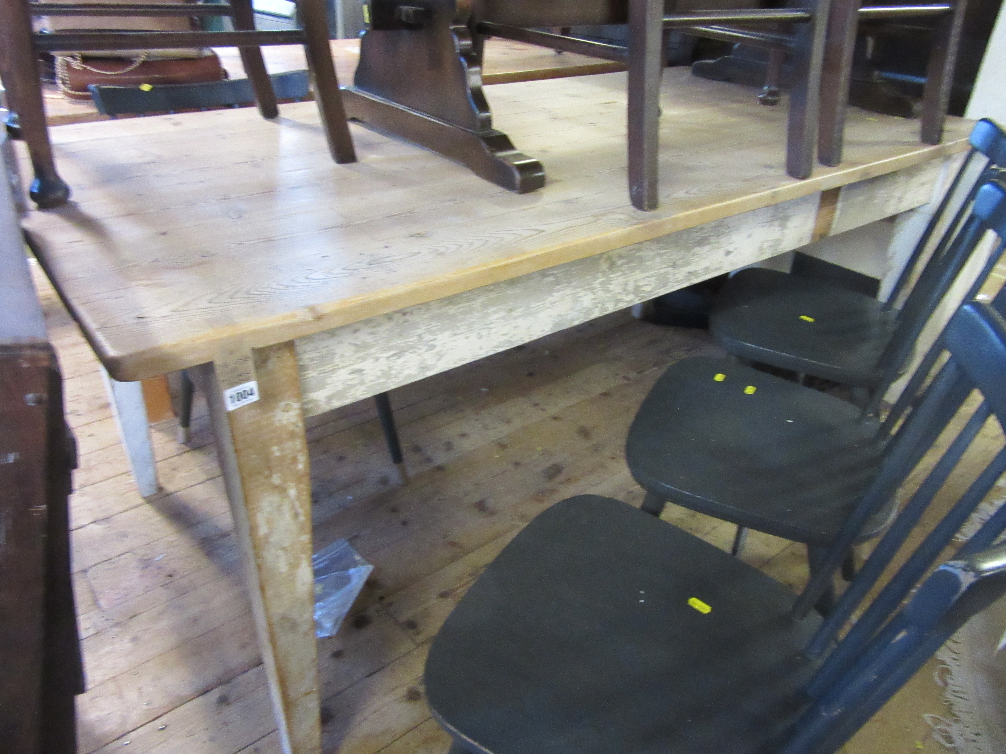 RUSTIC PINE KITCHEN TABLE Image