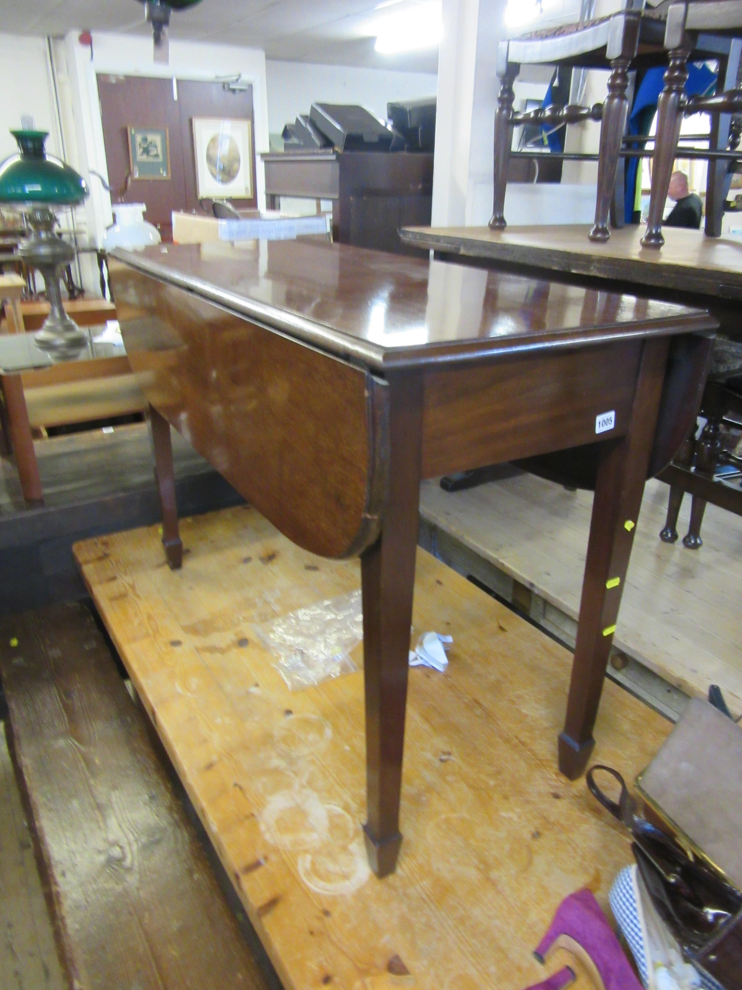 MAHOGANY DROP LEAF TABLE Image