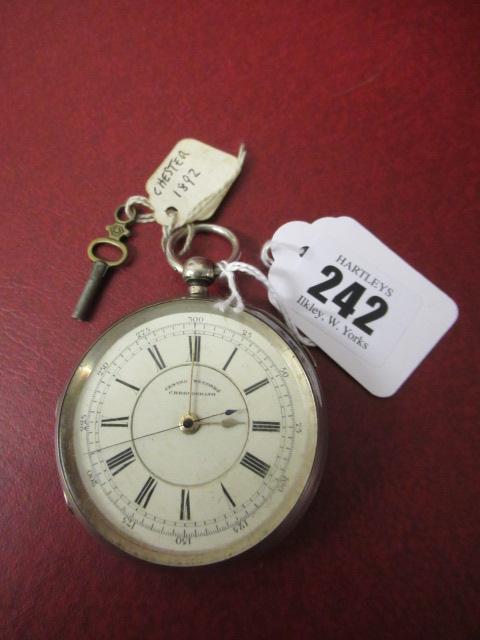 SILVER CASED CHRONOGRAPH Image