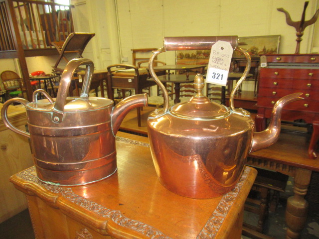 COPPER KETTLE AND WATERING CAN Image