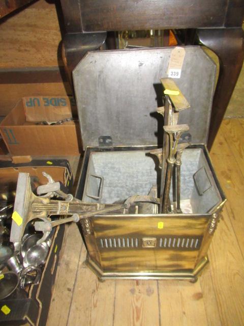 COAL BUCKET AND A COMPANION SET Image