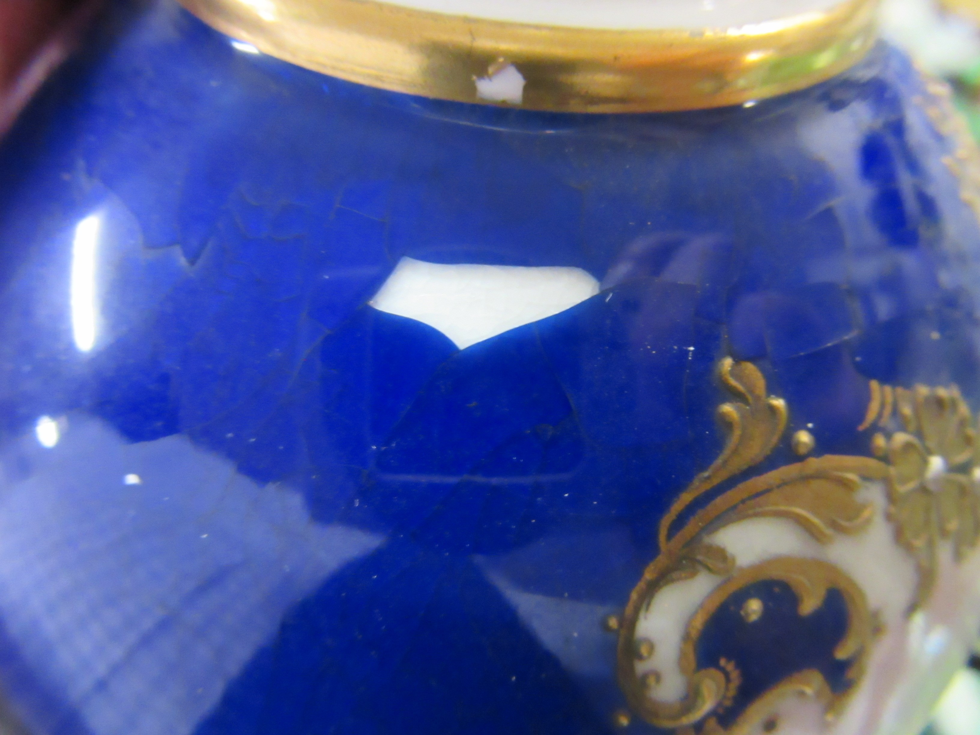 ROYAL WORCESTER POT POURRI PAINTED BY BARKER OF WINDSOR CASTLE GEORGE V CORONATION Image