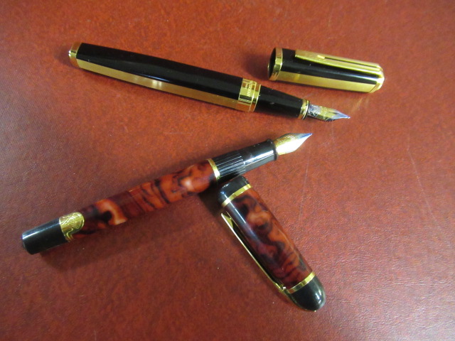 TWO WATERMAN FOUNTAIN PENS Image