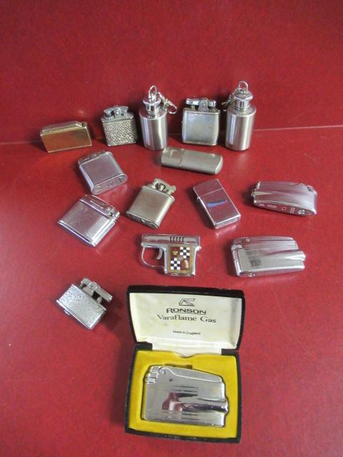 CORONA PISTOL LIGHTER AND A QUANTITY OF OTHER LIGHTERS Image