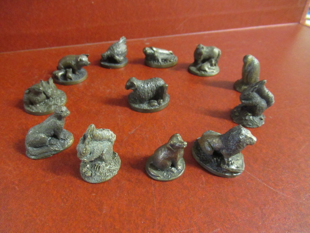 SCOTTISH MINIATURE BRONZE FIGURES Image