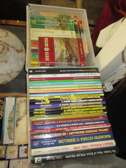 TWO BOXES OF RAILWAY BOOKS Image