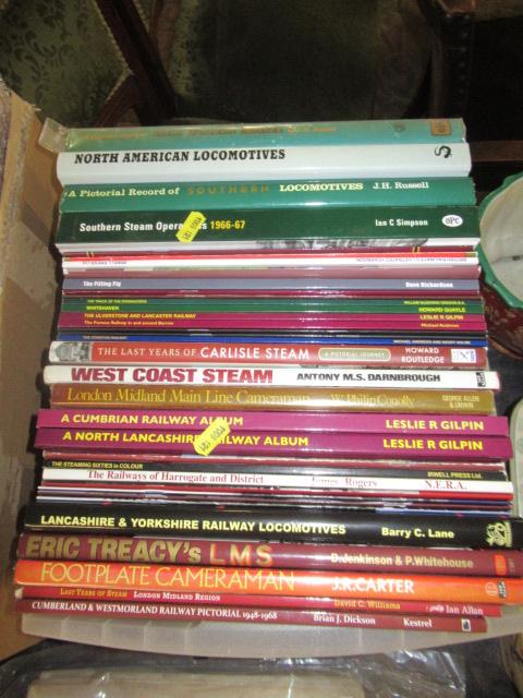 BOX OF RAILWAY BOOKS Image