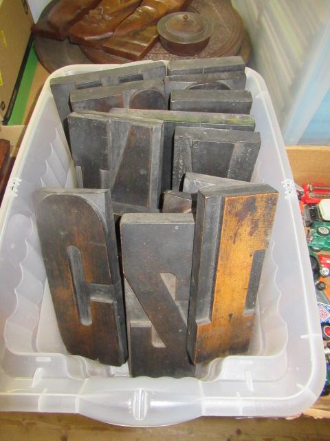 BOX OF PRINTING BLOCKS Image