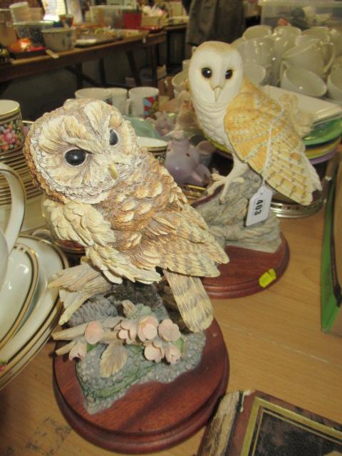 TWO BORDER FINE ARTS OWL MODELS Image