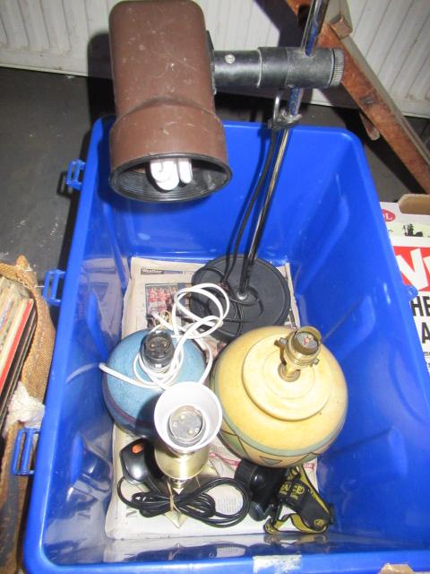 BOX OF TABLE LAMPS Image