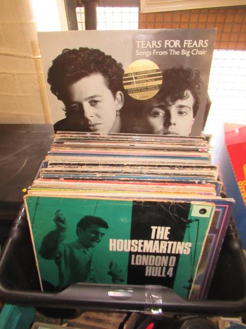 BOX OF LP RECORDS Image