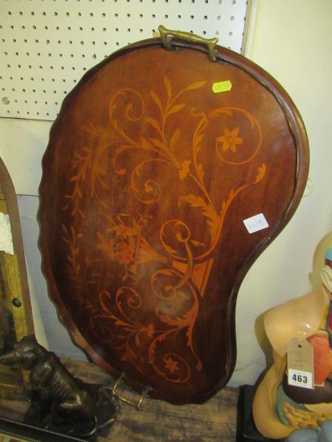 EDWARDIAN KIDNEY SHAPED INLAID TRAY Image