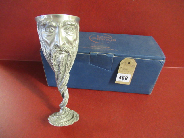 ROYAL SELANGOR LORD OF THE RINGS PEWTER GOBLET Image